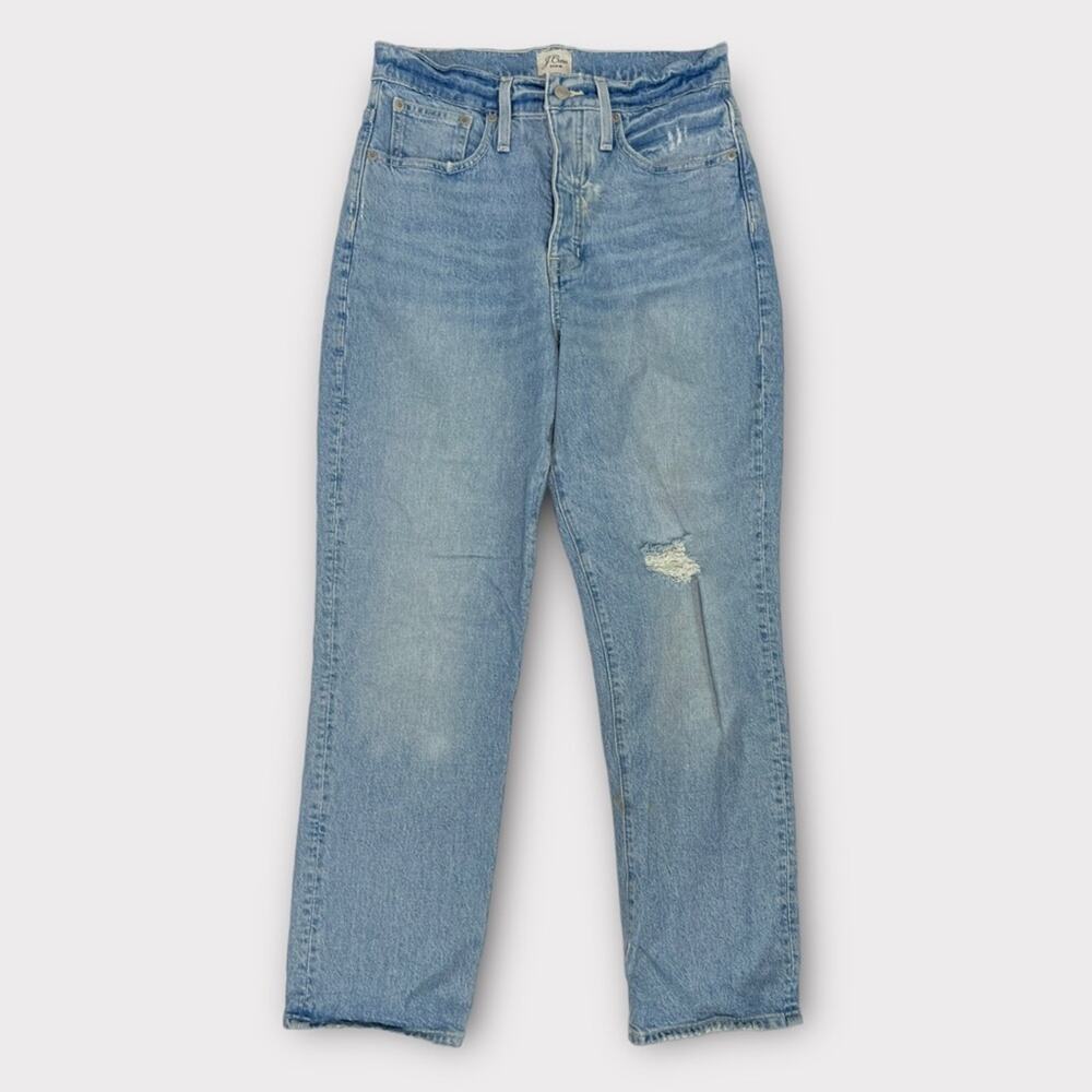 J.Crew Slouchy Boyfriend Jean in Cowboy Wash Size 27